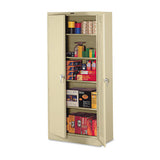 Tennsco 78" High Deluxe Steel Storage Cabinet, 36w X 24d X 78h, Sand freeshipping - TVN Wholesale 