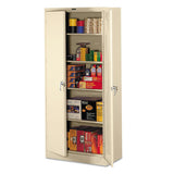 Tennsco Deluxe Storage Cabinet, 36w X 18d X 78h, Black freeshipping - TVN Wholesale 