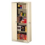Tennsco Deluxe Storage Cabinet, 36w X 24d X 78h, Black freeshipping - TVN Wholesale 