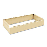 Tennsco Three Wide Closed Locker Base, 36w X 18d X 6h, Sand freeshipping - TVN Wholesale 