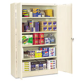 Tennsco Assembled Jumbo Steel Storage Cabinet, 48w X 24d X 78h, Light Gray freeshipping - TVN Wholesale 