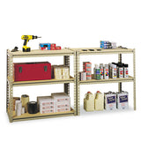 Tennsco Stur-d-stor Shelving, Five-shelf, 36.5w X 18.5d X 72h, Sand freeshipping - TVN Wholesale 