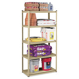 Tennsco Stur-d-stor Shelving, Five-shelf, 36.5w X 18.5d X 72h, Sand freeshipping - TVN Wholesale 