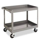 Tennsco Two-shelf Metal Cart, 24w X 36d X 32h, Gray freeshipping - TVN Wholesale 