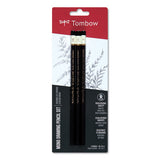 Tombow® Mono® Drawing Pencil Set, 2 Mm, Assorted Lead Hardness Ratings, Black Lead, Black Barrel, 3-pack freeshipping - TVN Wholesale 
