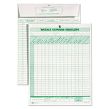 TOPS™ Weekly Expense Envelope, 8.5 X 11, 1-page, 20 Forms freeshipping - TVN Wholesale 