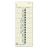 TOPS™ Time Clock Cards, Replacement For 35100-10, One Side, 4 X 9, 100-pack freeshipping - TVN Wholesale 