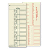 TOPS™ Time Clock Cards, Replacement For 10-800292, One Side, 3.5 X 9, 500-box freeshipping - TVN Wholesale 