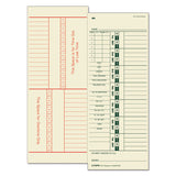 TOPS™ Time Clock Cards, Replacement For 10-800762, Two Sides, 3.5 X 9, 500-box freeshipping - TVN Wholesale 