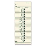TOPS™ Time Clock Cards, Replacement For 10-800292-m-33, One Side, 3.5 X 9, 100-pack freeshipping - TVN Wholesale 