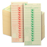 TOPS™ Time Clock Cards, Replacement For Ch-107-2, Two Sides, 3.5 X 9, 500-box freeshipping - TVN Wholesale 