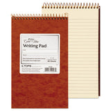 Gold Fibre Retro Wirebound Writing Pads, Medium-college Rule, Red Cover, 80 Antique Ivory 5 X 8 Sheets