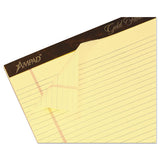 Ampad® Gold Fibre Quality Writing Pads, Narrow Rule, 50 Canary-yellow 8.5 X 14 Sheets, Dozen freeshipping - TVN Wholesale 