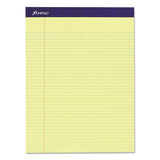 Legal Ruled Pads, Narrow Rule, 50 Canary-yellow 8.5 X 11.75 Sheets, 4-pack