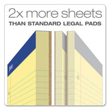 Ampad® Double Sheet Pads, Medium-college Rule, 100 Canary-yellow 8.5 X 11.75 Sheets freeshipping - TVN Wholesale 