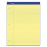 Ampad® Double Sheet Pads, Medium-college Rule, 100 Canary-yellow 8.5 X 11.75 Sheets freeshipping - TVN Wholesale 