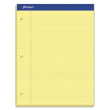 Ampad® Double Sheet Pads, Wide-legal Rule, 100 Canary-yellow 8.5 X 11.75 Sheets freeshipping - TVN Wholesale 
