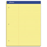 Ampad® Double Sheet Pads, Narrow Rule, 100 Canary-yellow 8.5 X 11.75 Sheets freeshipping - TVN Wholesale 