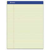 Ampad® Pastel Writing Pads, Wide-legal Rule, Blue Headband, 50 Green-tint 8.5 X 11.75 Sheets, Dozen freeshipping - TVN Wholesale 