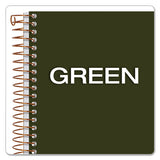 Ampad® Gold Fibre Personal Notebooks, 1 Subject, Medium-college Rule, Classic Green Cover, 7 X 5, 100 Sheets freeshipping - TVN Wholesale 