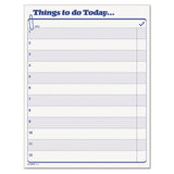 TOPS™ "things To Do Today" Daily Agenda Pad, 8.5 X 11, 1-page, 100 Forms freeshipping - TVN Wholesale 
