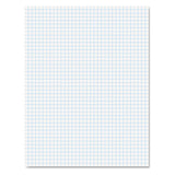 Ampad® Quadrille Pads, Quadrille Rule (5 Sq-in), 50 White (heavyweight 20 Lb) 8.5 X 11 Sheets freeshipping - TVN Wholesale 