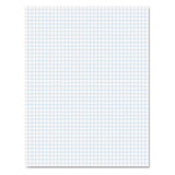 Quadrille Pads, Quadrille Rule (4 Sq-in), 50 White (standard 15 Lb) 11 X 17 Sheets