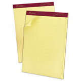 Gold Fibre Canary Quadrille Pads, Stapled With Perforated Sheets, Quadrille Rule (4 Sq-in), 50 Canary 8.5 X 11.75 Sheets