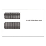TOPS™ 1099 Double Window Envelope, Commercial Flap, Gummed Closure, 5.63 X 9, White, 24-pack freeshipping - TVN Wholesale 