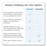 TOPS™ Five-part 1099-nec Tax Forms, 8.5 X 11, 3-page, 50-pack freeshipping - TVN Wholesale 