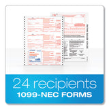 TOPS™ Four-part 1099-nec Continuous Tax Forms, 8.5 X 11, 2-page, 24-pack freeshipping - TVN Wholesale 