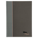 Royale Casebound Business Notebooks, 1 Subject, Medium-college Rule, Black-gray Cover, 8.25 X 5.88, 96 Sheets