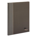 TOPS™ Royale Casebound Business Notebooks, 1 Subject, Medium-college Rule, Black-gray Cover, 10.5 X 8, 96 Sheets freeshipping - TVN Wholesale 