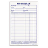 TOPS™ Daily Time And Job Sheets, 8.5 X 5.5, 1-page, 200 Forms-pad, 2 Pads-pack freeshipping - TVN Wholesale 