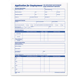 TOPS™ Employee Application Form, 8.38 X 11, 1-page, 50 Forms-pad, 2 Pads-pack freeshipping - TVN Wholesale 