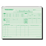 TOPS™ Employee's Record File Folders, Straight Tab, Letter Size, Green, 20-pack freeshipping - TVN Wholesale 