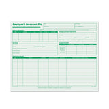 TOPS™ Employee's Record File Folders, Straight Tab, Letter Size, Green, 20-pack freeshipping - TVN Wholesale 