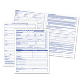 TOPS™ Comprehensive Employee Application Form, 8.5 X 11, 1-page, 25 Forms freeshipping - TVN Wholesale 