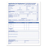 TOPS™ Comprehensive Employee Application Form, 8.5 X 11, 1-page, 25 Forms freeshipping - TVN Wholesale 