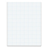 TOPS™ Cross Section Pads, Cross-section Quadrille Rule (4 Sq-in, 1 Sq-in), 50 White 8.5 X 11 Sheets freeshipping - TVN Wholesale 
