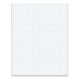 Cross Section Pads, Cross-section Quadrille Rule (5 Sq-in, 1 Sq-in), 50 White 8.5 X 11 Sheets