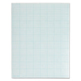 Cross Section Pads, Cross-section Quadrille Rule (8 Sq-in, 1 Sq-in), 50 White 8.5 X 11 Sheets