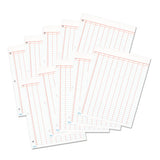 TOPS™ Data Pad With Numbered Column Headings, Data Chart Format, Wide-legal Rule, 10 Columns, 50 White 8.5 X 11 Sheets freeshipping - TVN Wholesale 