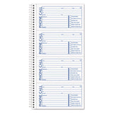 TOPS™ Spiralbound Message Book, Two-part Carbonless, 2.75 X 5, 4-page, 200 Forms freeshipping - TVN Wholesale 