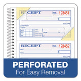 TOPS™ Money-rent Receipt Spiral Book, Two-part Carbonless, 2.75 X 4.75, 4-page, 200 Forms freeshipping - TVN Wholesale 