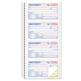 TOPS™ Money-rent Receipt Spiral Book, Two-part Carbonless, 2.75 X 4.75, 4-page, 200 Forms freeshipping - TVN Wholesale 