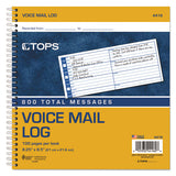 TOPS™ Voice Message Log Books, 8.5 X 8.25, 1-page, 800 Forms freeshipping - TVN Wholesale 