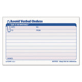 TOPS™ Avoid Verbal Orders Manifold Book, Two-part Carbonless, 6.25 X 4.25, 1-page, 50 Forms freeshipping - TVN Wholesale 