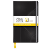TOPS™ Idea Collective Journal, Hardcover With Elastic Closure, 1 Subject, Wide-legal Rule, Black Cover, 8.25 X 5, 120 Sheets freeshipping - TVN Wholesale 