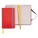 TOPS™ Idea Collective Journal, Hardcover With Elastic Closure, 1 Subject, Wide-legal Rule, Red Cover, 5.5 X 3.5, 192 Sheets freeshipping - TVN Wholesale 